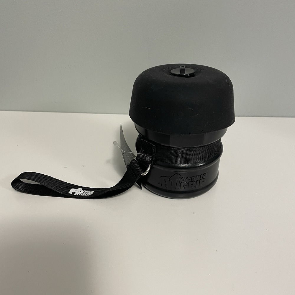 Gorilla Grip‎ Pet Black Water Bottle Small Hiking Walks